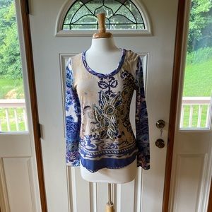 BNWT Sundance brand boho style top, size M
